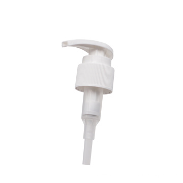 Plastic Cosmetic 28mm White Lotion Dispenser Pump